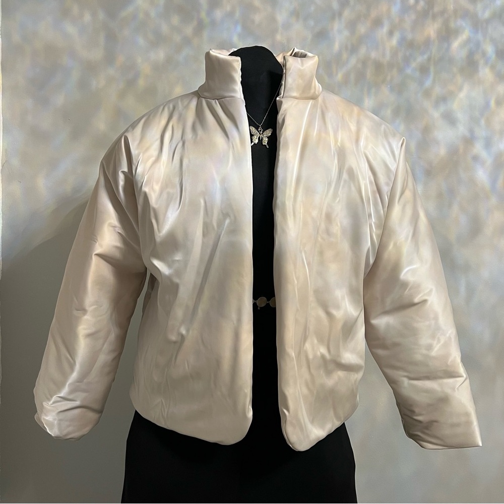 Open-Front Puffer Jacket - Picture 6 of 7